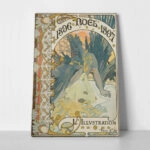 Πινακας σε καμβά ALPHONSE MUCHA - L'ILLUSTRATION NOËL