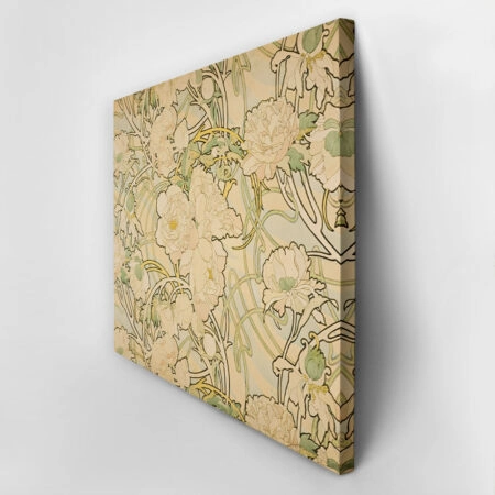 Πινακας σε καμβά ALPHONSE MUCHA - PEONIES - Alphonse Mucha Sticky 2