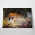 Πινακας σε καμβά ALPHONSE MUCHA - THE BOHEMIAN KING PREMYSL OTAKAR II