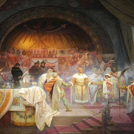 Πινακας σε καμβά ALPHONSE MUCHA - THE BOHEMIAN KING PREMYSL OTAKAR II - Alphonse Mucha Sticky 5