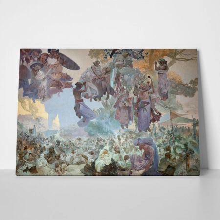 Πινακας σε καμβά ALPHONSE MUCHA - THE CELEBRATION OF SVANTOVIT ON RUGEN