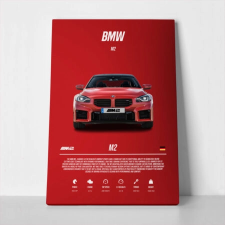 Πινακας σε καμβά BMW M2 SPECS - Αυτοκινητα