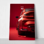 Πινακας σε καμβά BMW M3 RED