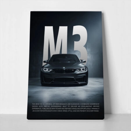 Πινακας σε καμβά BMW M3 - Αυτοκινητα