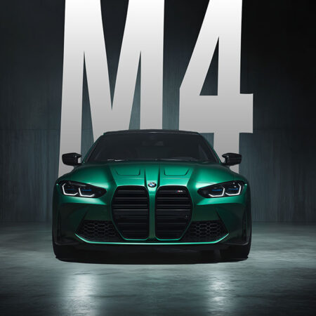 Πινακας σε καμβά BMW M4 GREEN - Αυτοκινητα Sticky 5