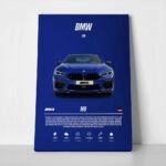 Πινακας σε καμβά BMW M8 SPECS