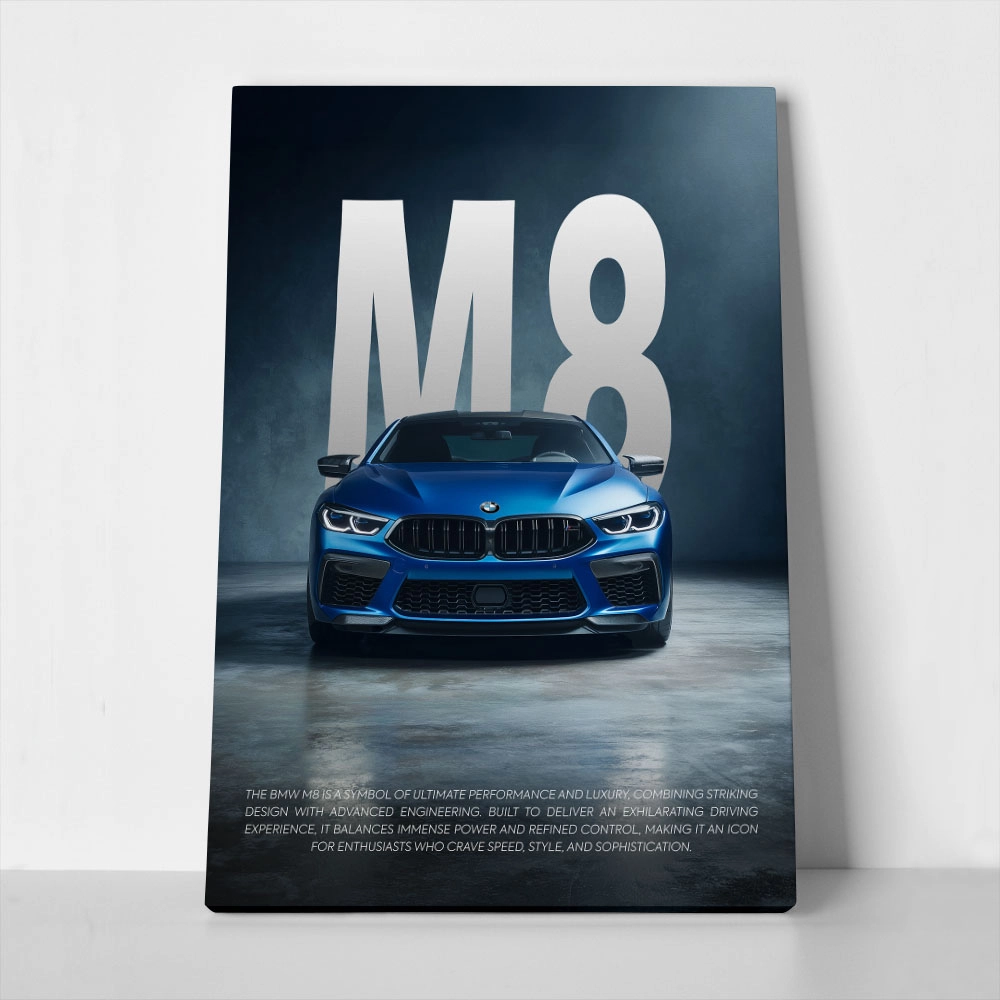 Πινακας σε καμβά BMW M8