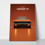 Πινακας σε καμβά CHARGER 70'S