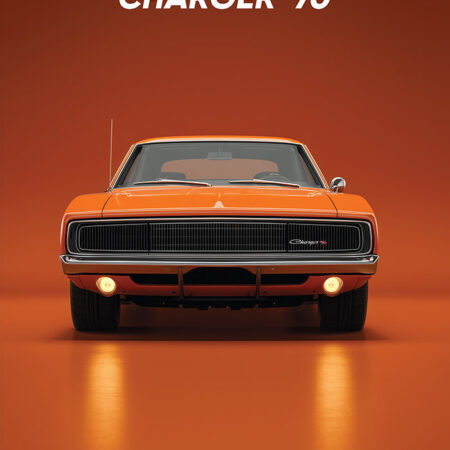 Πινακας σε καμβά CHARGER 70'S - Αυτοκινητα Sticky 5