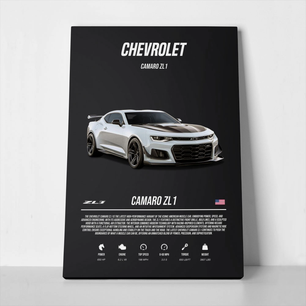 Πινακας σε καμβά CHEVROLET CAMARO IMPERIAL