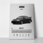 Πινακας σε καμβά CIVIC EJ1