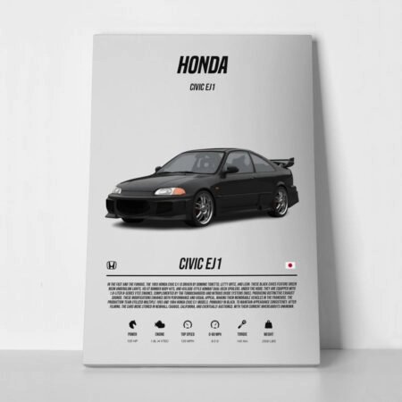 Πινακας σε καμβά CIVIC EJ1 - Αυτοκινητα