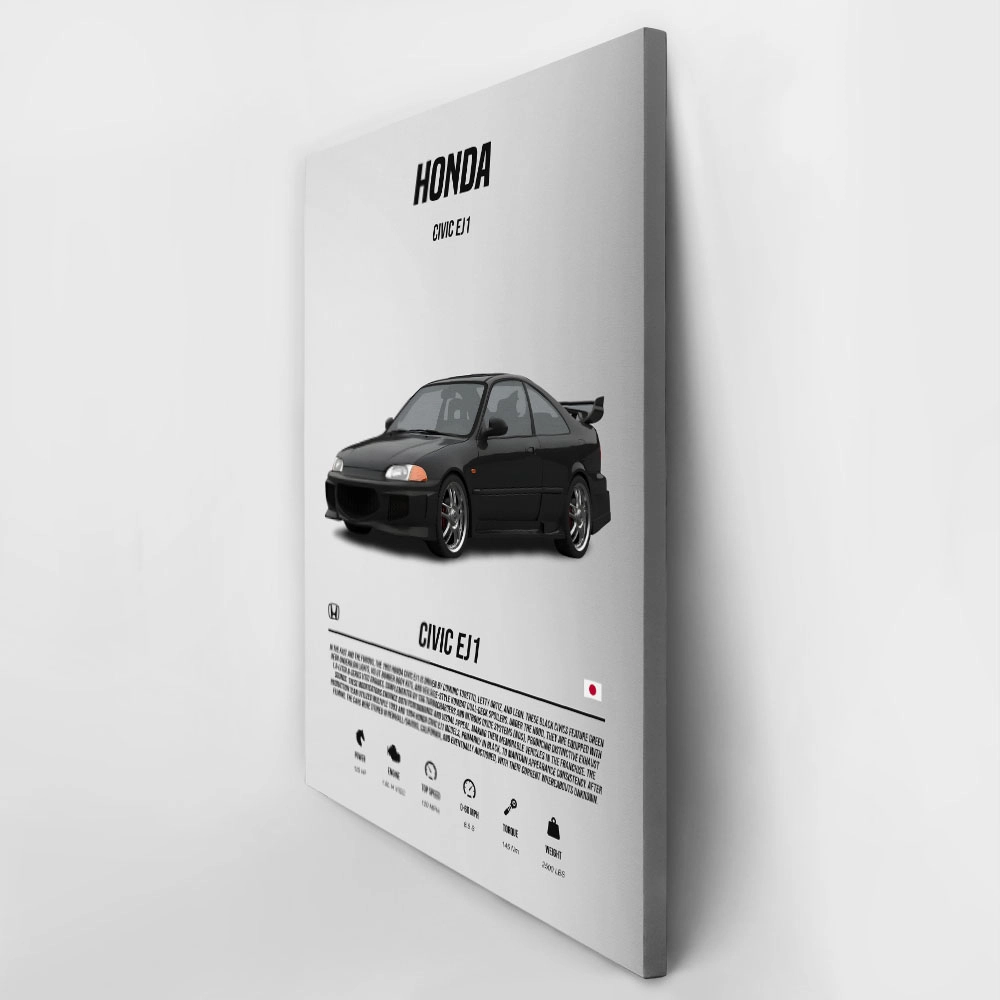 Πινακας σε καμβά CIVIC EJ1