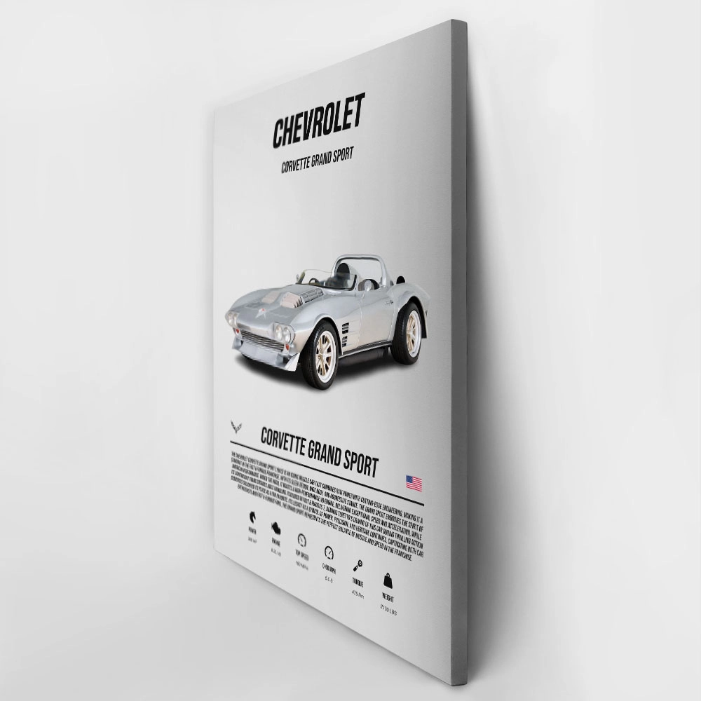 Πινακας σε καμβά CORVETTE GRAND SPORT