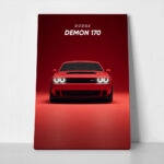 Πινακας σε καμβά DODGE DEMON 170