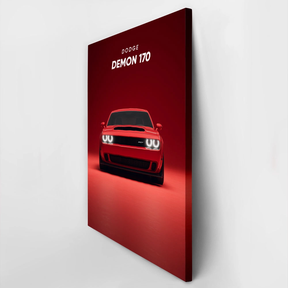 Πινακας σε καμβά DODGE DEMON 170