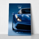 Πινακας σε καμβά FERRARI 488