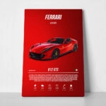 Πινακας σε καμβά FERRARI 812 GTS IMPERIAL