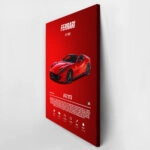 Πινακας σε καμβά FERRARI 812 GTS IMPERIAL