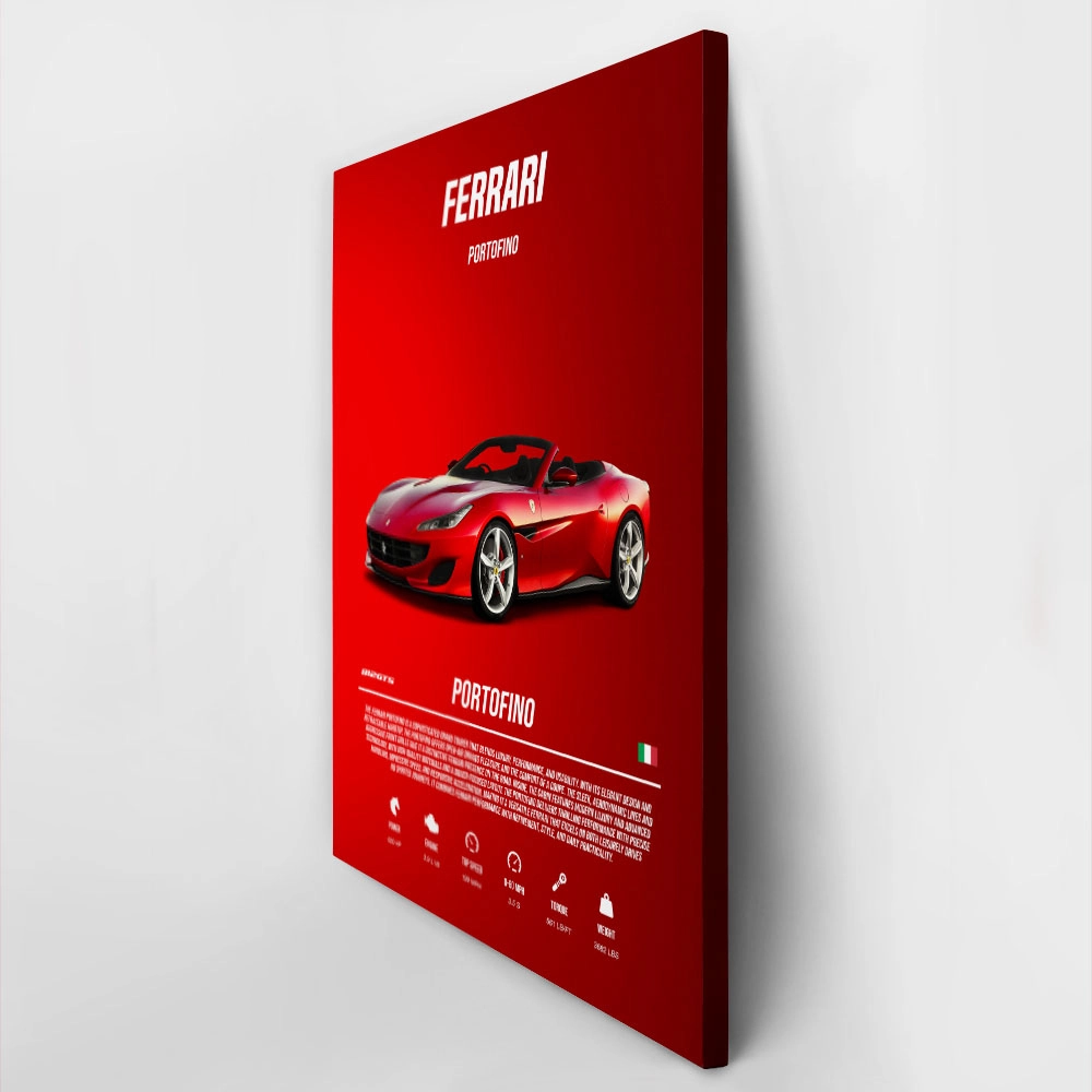 Πινακας σε καμβά FERRARI PORTOFINO IMPERIAL