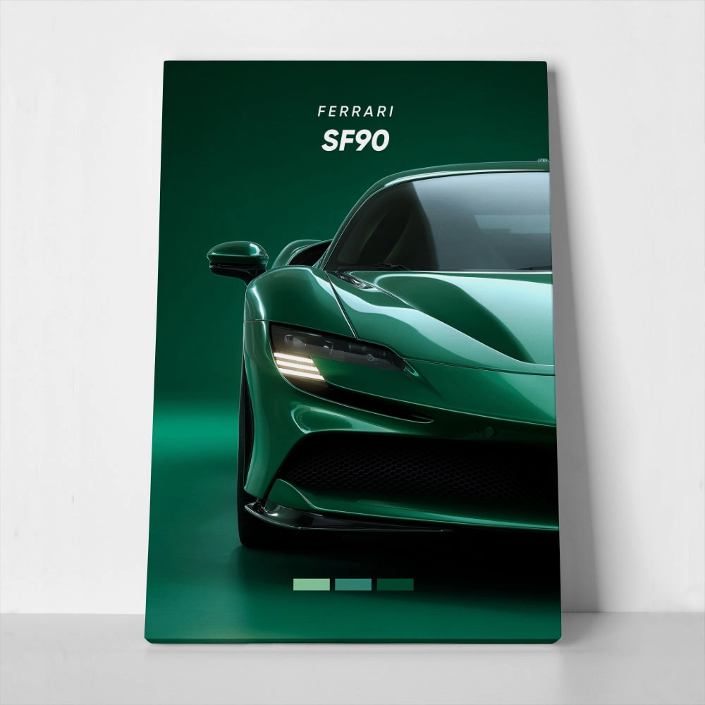 Πινακας σε καμβά FERRARI SF90