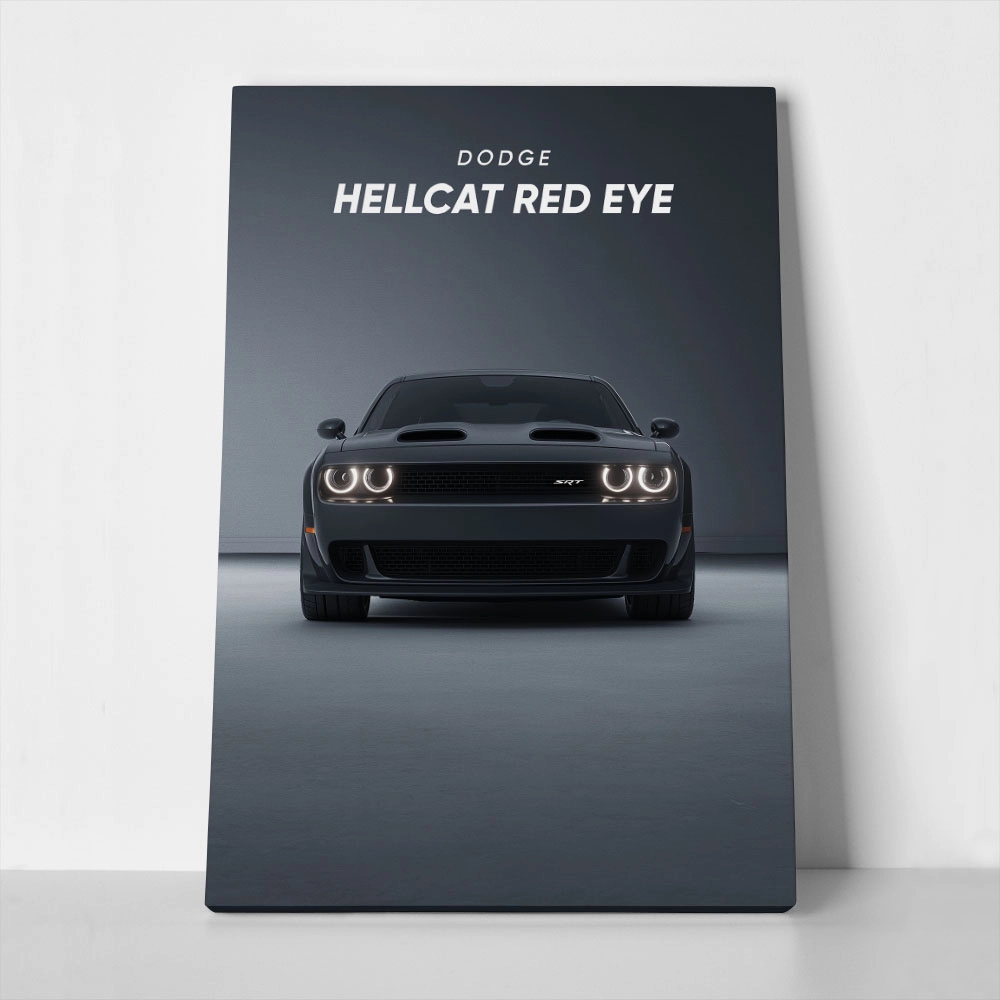 Πινακας σε καμβά HELLCAT RED EYE