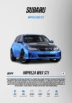 Πινακας σε καμβά IMPREZA WRX STI