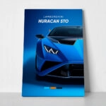 Πινακας σε καμβά LAMBORGHINI HURACAN STO