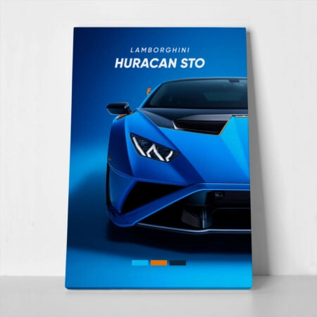 Πινακας σε καμβά LAMBORGHINI HURACAN STO - Αυτοκινητα