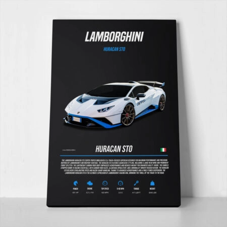 Πινακας σε καμβά LAMBORGHINI HURRACAN STO IMPERIAL - Αυτοκινητα