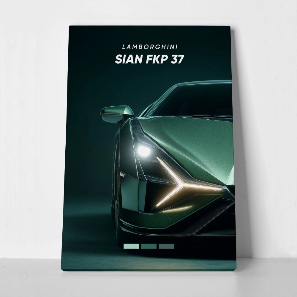 Πινακας σε καμβά LAMBORGHINI SIAN FKP 37