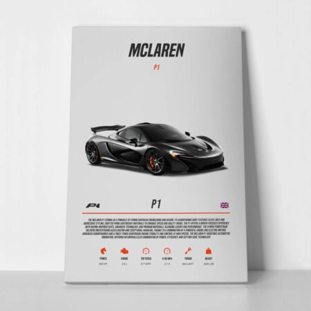 Πινακας σε καμβά MCLAREN P1 IMPERIAL - Αυτοκινητα