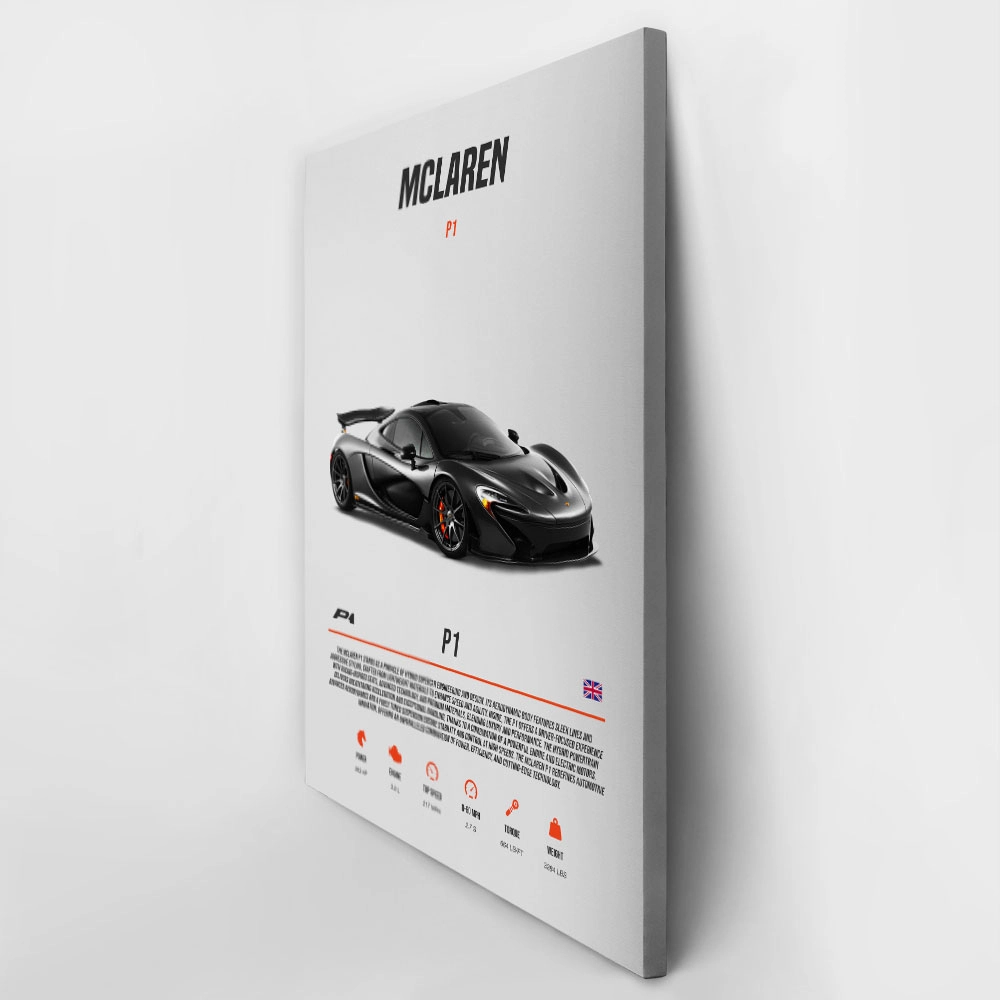 Πινακας σε καμβά MCLAREN P1 IMPERIAL