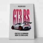 Πινακας σε καμβά MINIMAL PORSCHE BACKSIDE