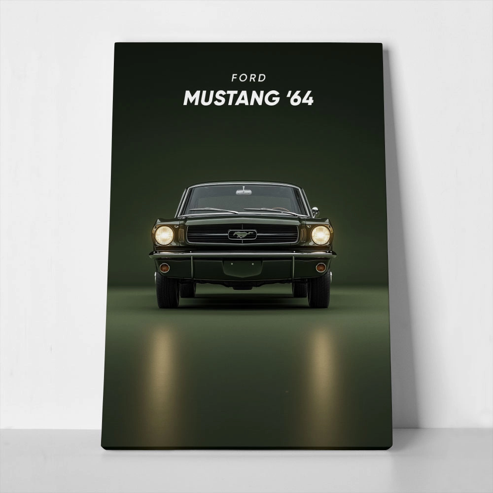 Πινακας σε καμβά MUSTANG 1964