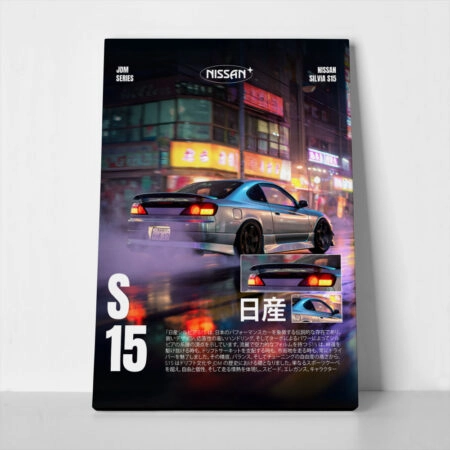 Πινακας σε καμβά NISSAN SILVIA S15 - Αυτοκινητα