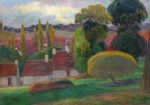Πινακας σε καμβά PAUL GAUGUIN - A FARM IN BRITTANY