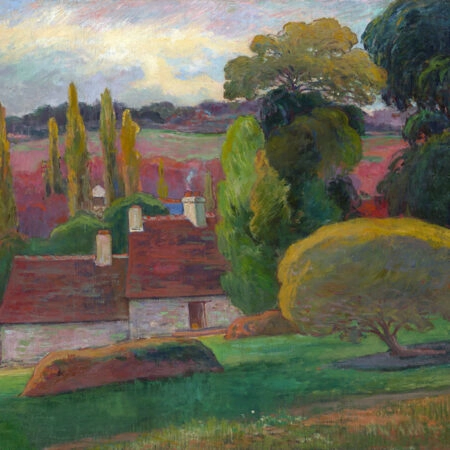 Πινακας σε καμβά PAUL GAUGUIN - A FARM IN BRITTANY - Paul Gauguin Sticky 5