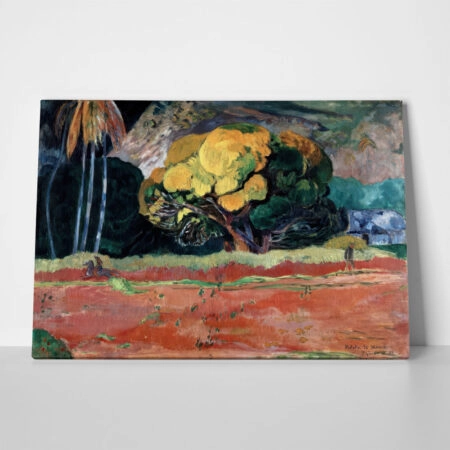 Πινακας σε καμβά PAUL GAUGUIN - AT THE FOOT OF A MOUNTAIN - Paul Gauguin