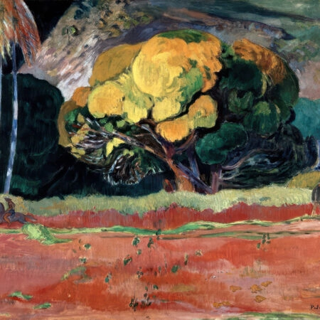 Πινακας σε καμβά PAUL GAUGUIN - AT THE FOOT OF A MOUNTAIN - Paul Gauguin Sticky 5