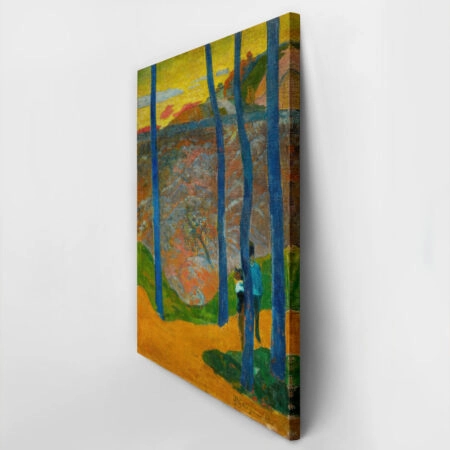Πινακας σε καμβά PAUL GAUGUIN - BLUE TREE TRUNKS - Paul Gauguin Sticky 2