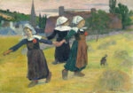 Πινακας σε καμβά PAUL GAUGUIN - BRETON GIRLS DANCING