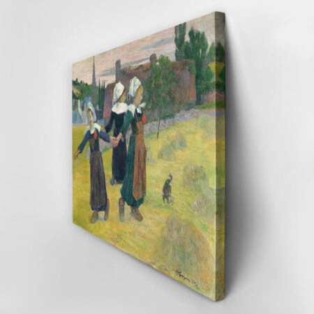 Πινακας σε καμβά PAUL GAUGUIN - BRETON GIRLS DANCING - Paul Gauguin Sticky 2