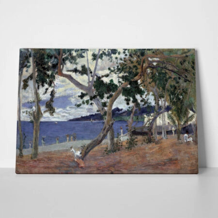 Πινακας σε καμβά PAUL GAUGUIN - COASTAL LANDSCAPE FROM MARTINIQUE - Paul Gauguin