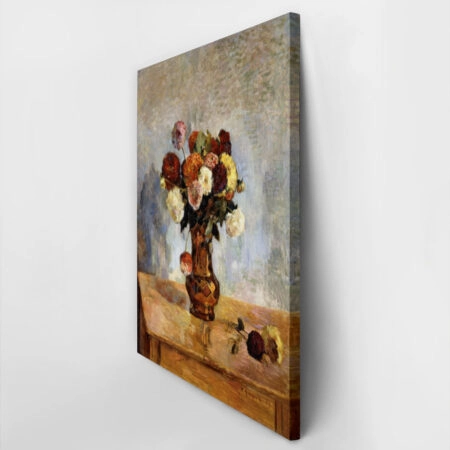 Πινακας σε καμβά PAUL GAUGUIN - DAHLIAS IN A COPPER VASE - Paul Gauguin Sticky 2