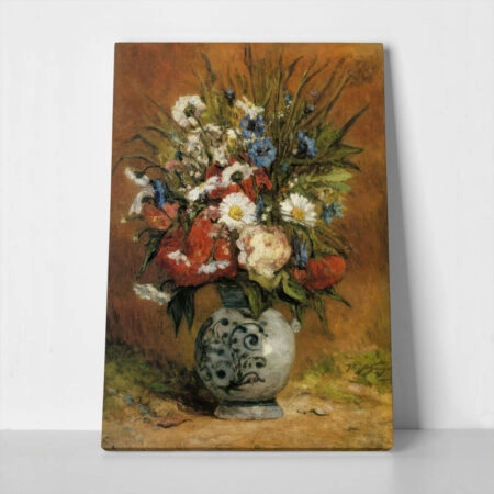 Πινακας σε καμβά PAUL GAUGUIN - DAISIES AND PEONIES - Paul Gauguin