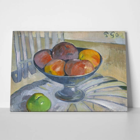 Πινακας σε καμβά PAUL GAUGUIN - FRUIT DISH ON A GARDEN CHAIR - Paul Gauguin
