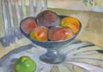 Πινακας σε καμβά PAUL GAUGUIN - FRUIT DISH ON A GARDEN CHAIR