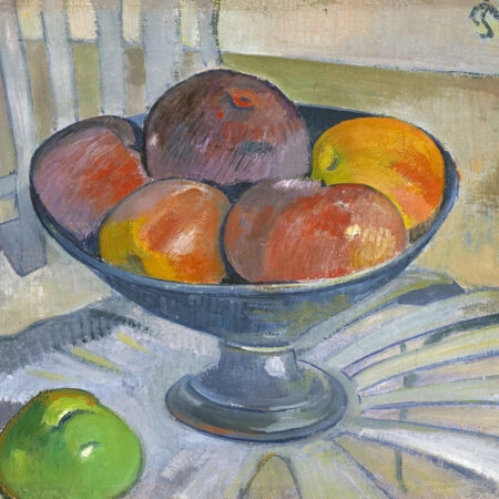 Πινακας σε καμβά PAUL GAUGUIN - FRUIT DISH ON A GARDEN CHAIR - Paul Gauguin Sticky 5