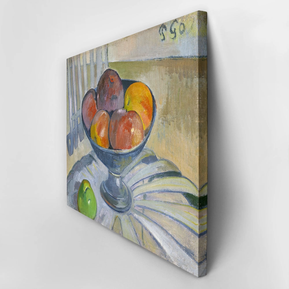 Πινακας σε καμβά PAUL GAUGUIN - FRUIT DISH ON A GARDEN CHAIR